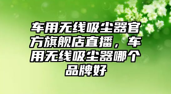 車(chē)用無(wú)線(xiàn)吸塵器官方旗艦店直播，車(chē)用無(wú)線(xiàn)吸塵器哪個(gè)品牌好